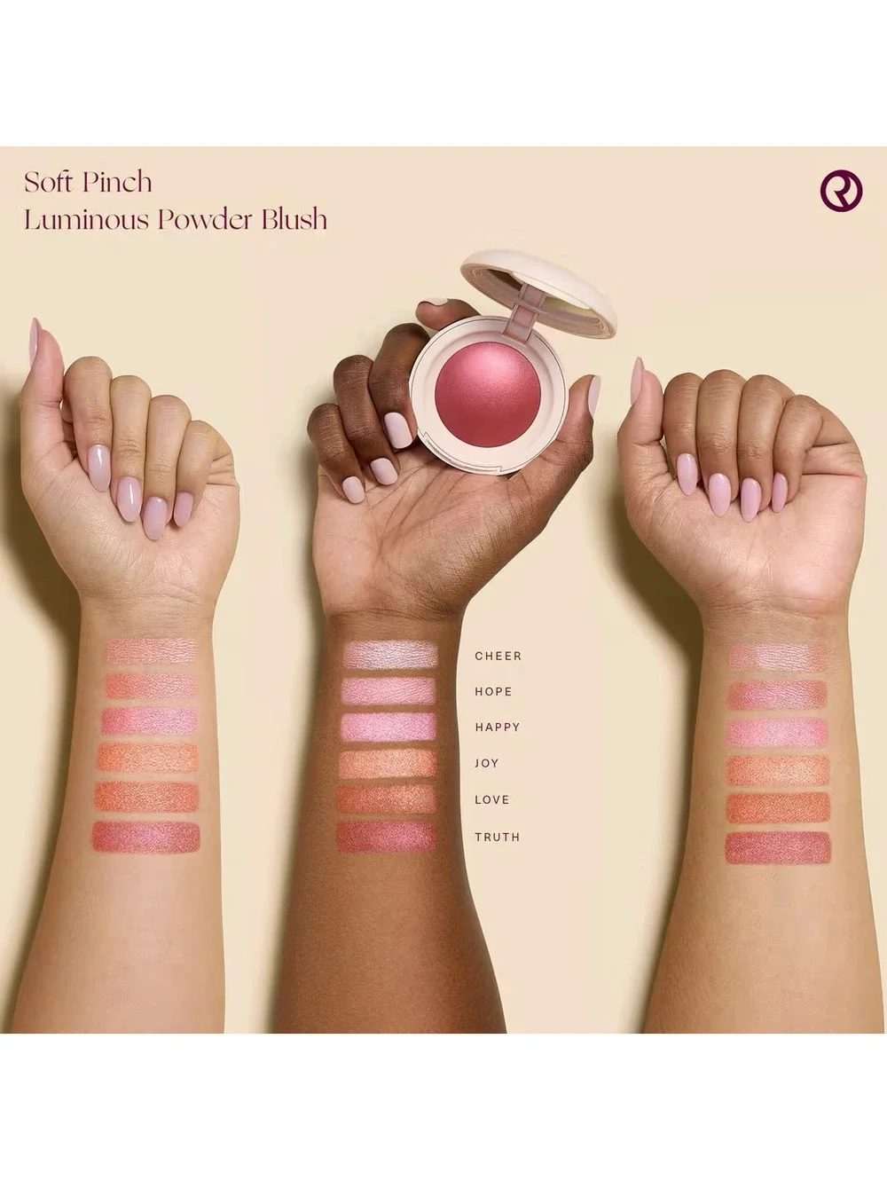 Rare Beauty Soft Pinch Luminous Powder Blush Joy